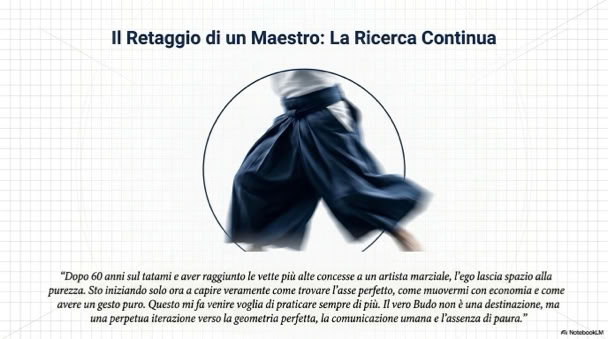 La ricerca continua, non bisogna mai fermarci, la conoscenza non si ferma mai.