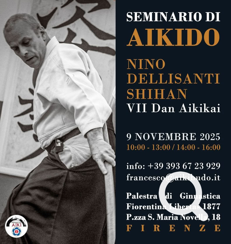Stage a Firenze di Aikido con il maestro Nino Dellisanti
