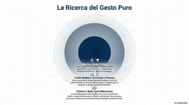 La ricerca del Gersgto Puro, l'asse perfetto, la purezza del gesto e il budo come educazione
